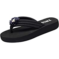 DressLksnf Sandalias Mujer Verano 2020 Cuña Chanclas Mujer Sandalias Antideslizantes Chanclas Planas Mujer Fondo Grueso…